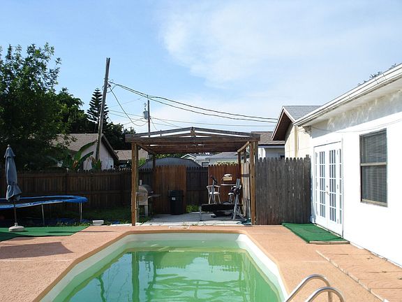 Pool and large privacy fence