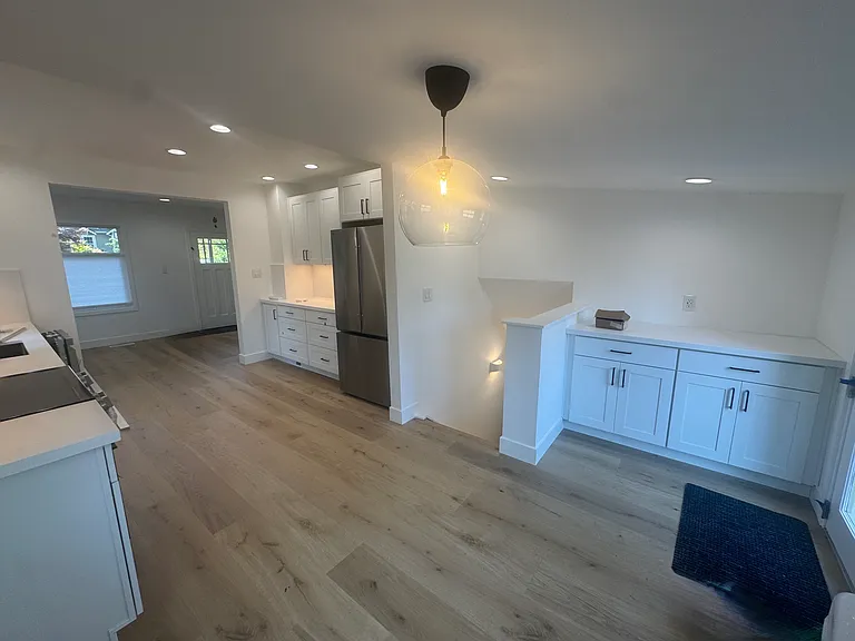 in kitchen dining area