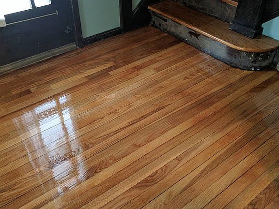 Hardwood front hall