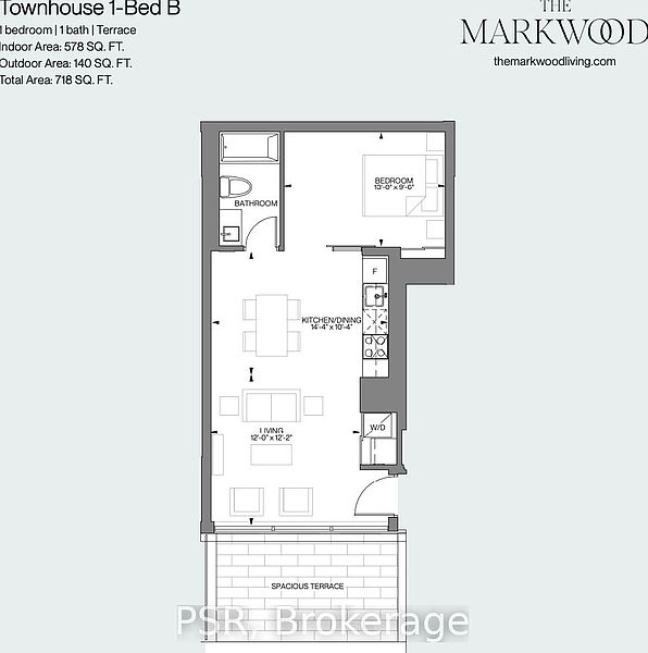 Toronto Townhouse for rent - 1 Bedroom — photo 24