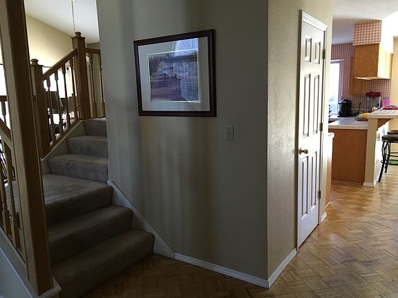 Staircase/kitchen from foyer