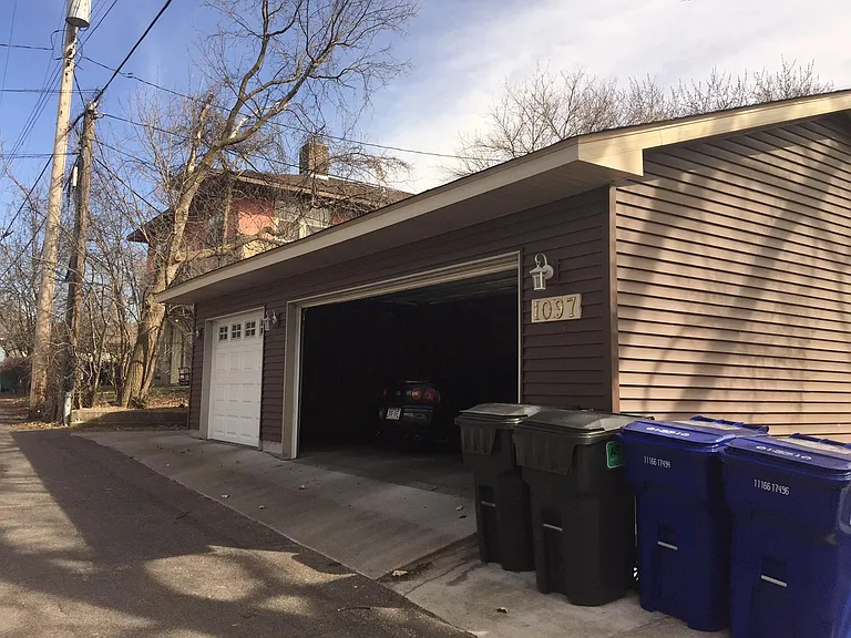 1 garage stall include with garage door opener