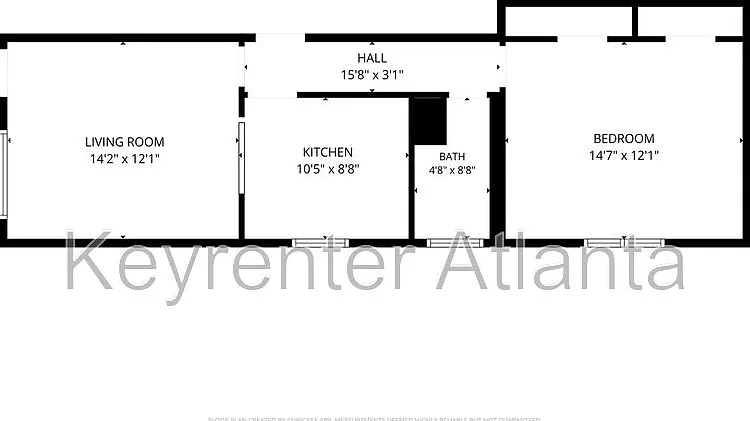 1 bed, 1.0 bath, $1,100 — Photo 3