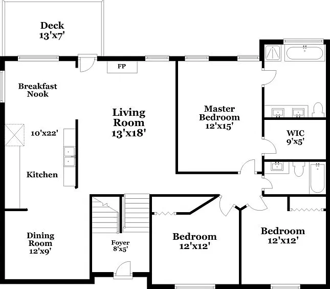 4 bed, 3.0 bath, 1355 sqft, $1,835 — Photo 3