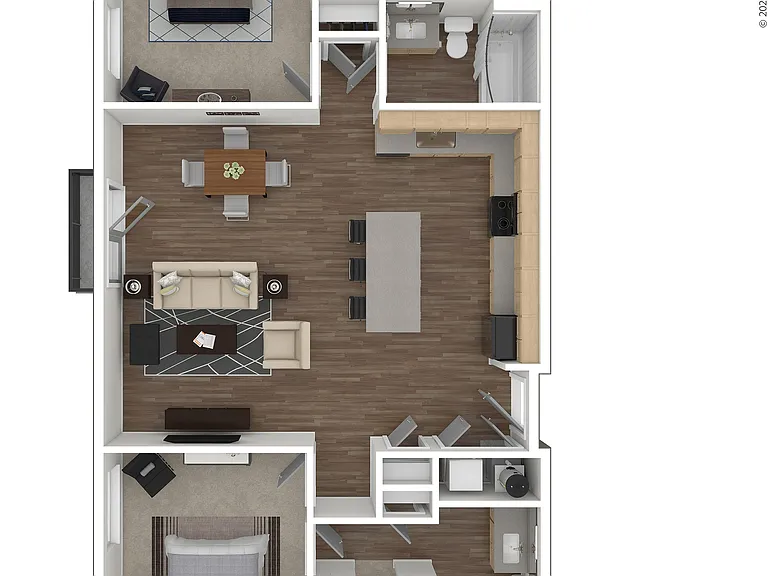 B1 3D Floor Plan B1 3D Floor Plan