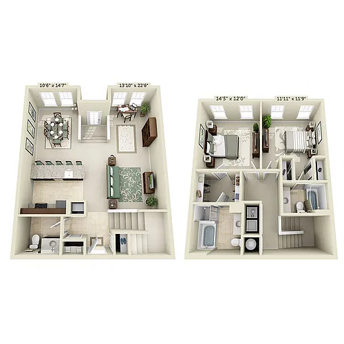 Floor plan B3A