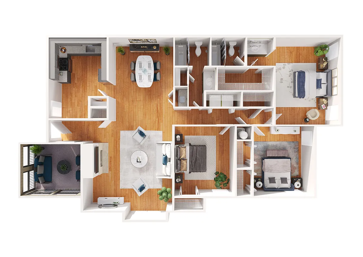 Floor plan The Dogwood Classic