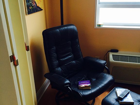 Chair in Den Facing TV