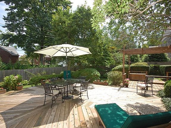 Back yard deck