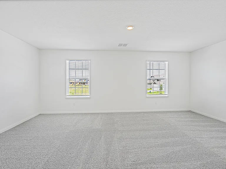 Exceptional master bedroom is located upstairs.