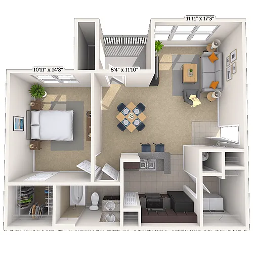 Floor plan Allandale
