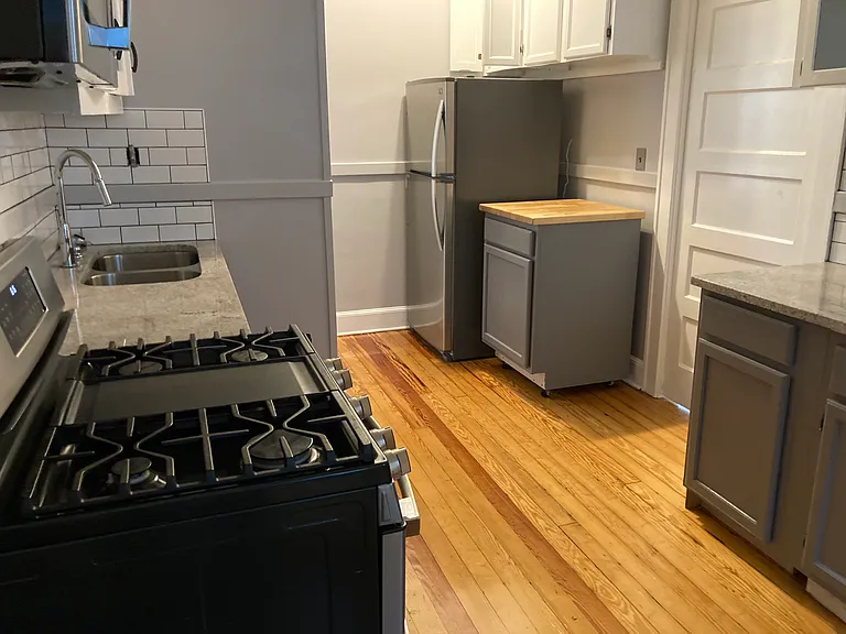 Kitchen with granite countertops