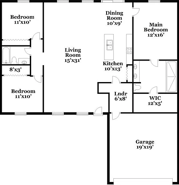 3 bed, 2.0 bath, 1600 sqft, $2,650 — Photo 2