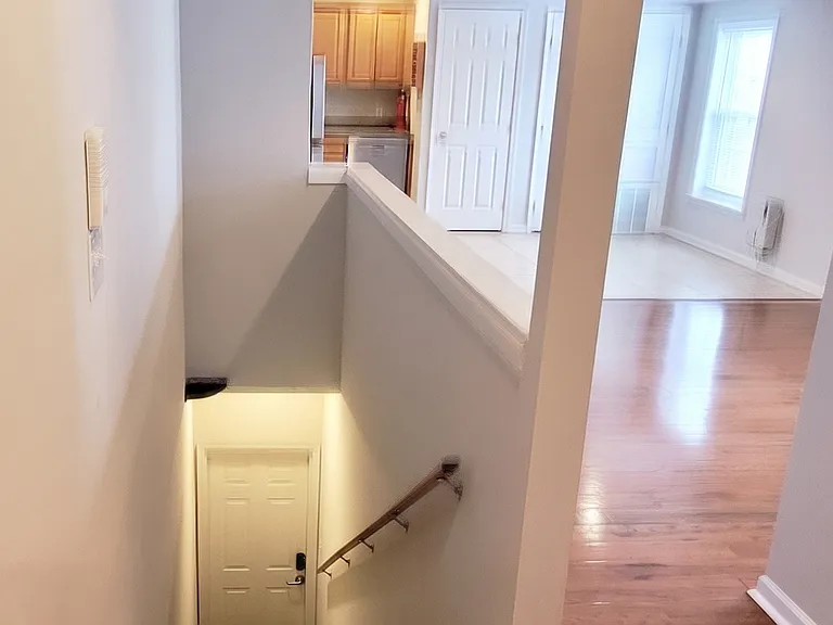 Beautiful hardwood floors for a clean and modern feel.