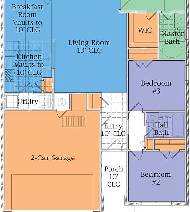 Darfield Floor Plan- 3 bed- 2 bath