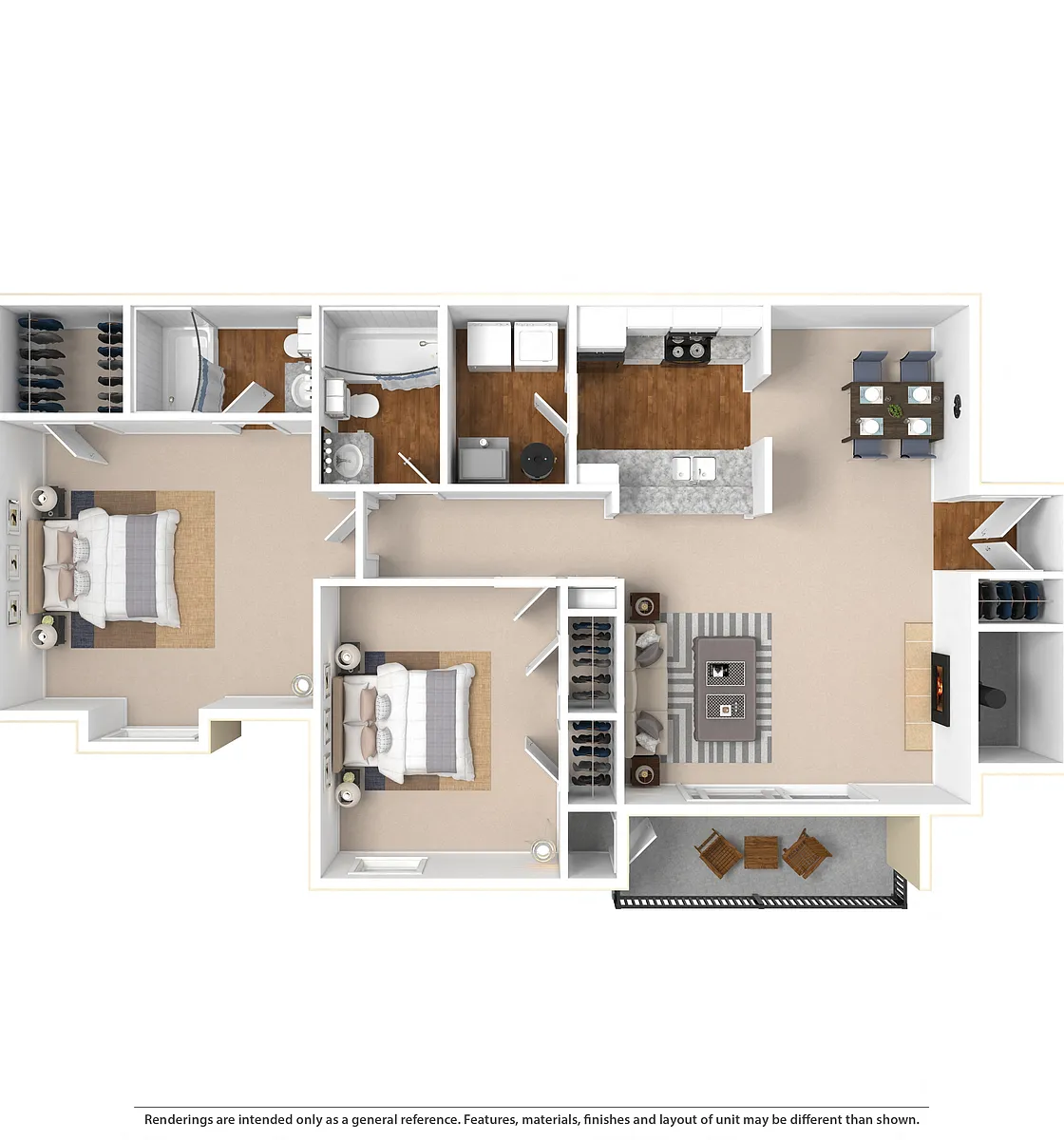 Floor plan Hampton - B2B