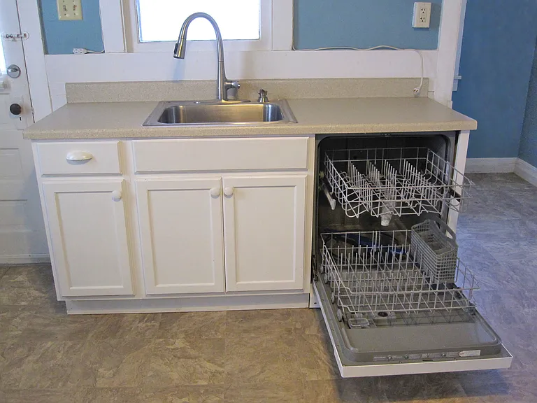 New sink and countertops and new dishwasher to save you time and water every day!