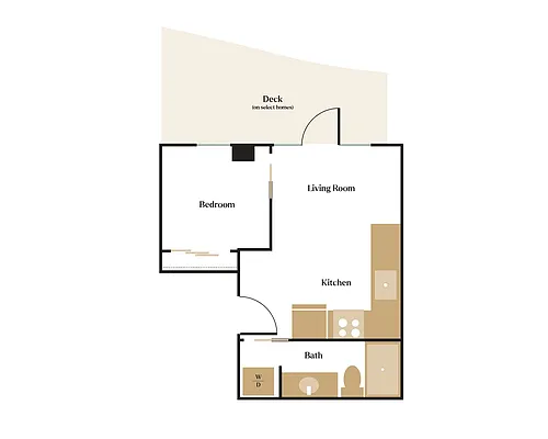 Floor plan 1X1 - A1