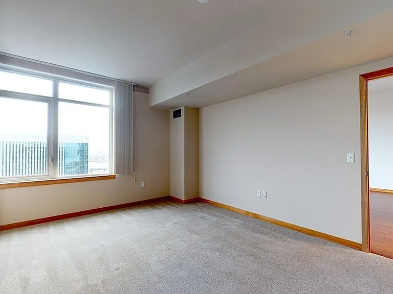 Spacious apartment Bedroom with Large Closet.