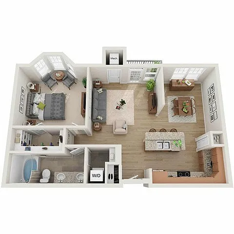 Floor plan Algonquin