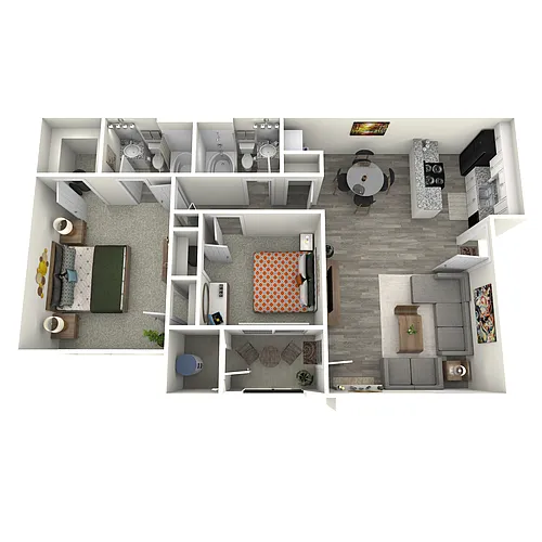 Floor plan 2X2
