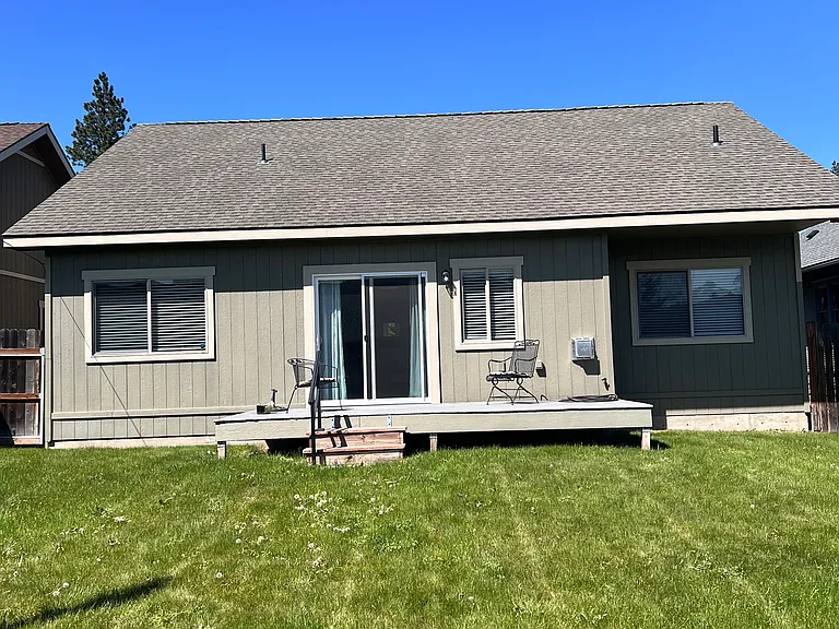Rear of home and deck