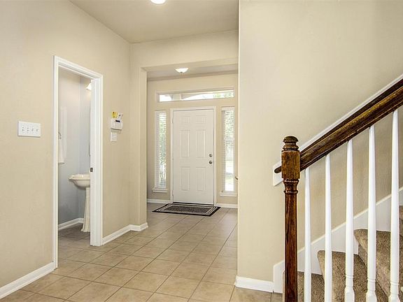 1/2 bath on first floor.