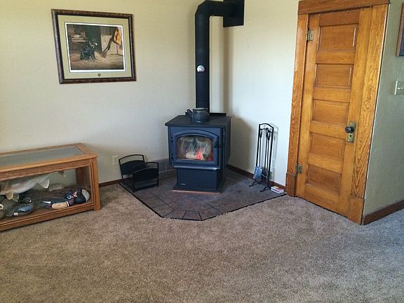 Stove in Dining Room