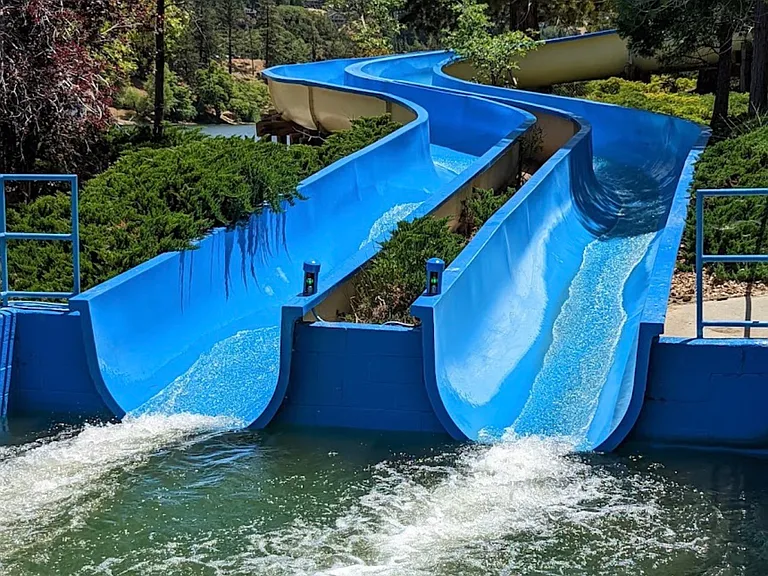 water slides
