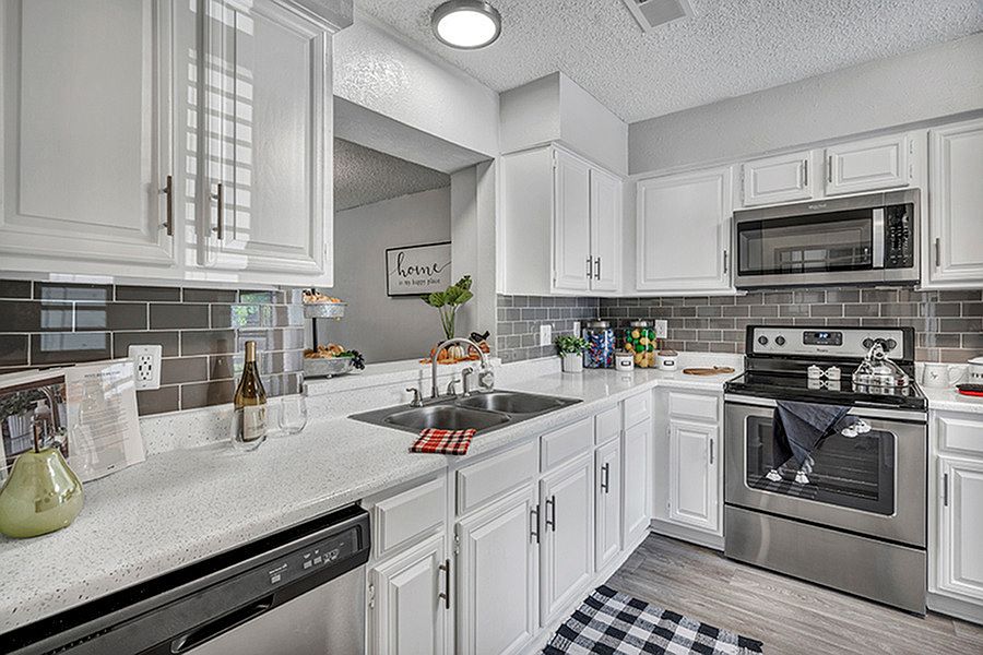 Bright and Functional Kitchen at Las Colinas Heights, Irving