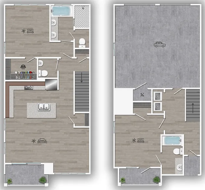 2 bed, 2.5 bath, 1405 sqft, $2,865 — Photo 3