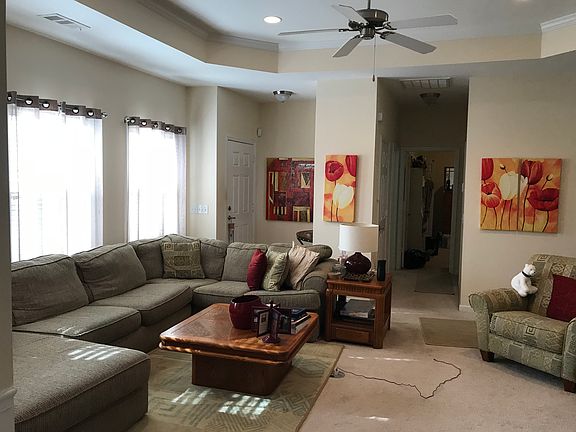 Living Room with windows