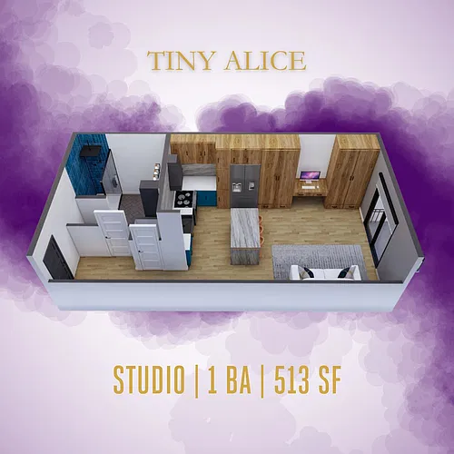 Floor plan Tiny Alice