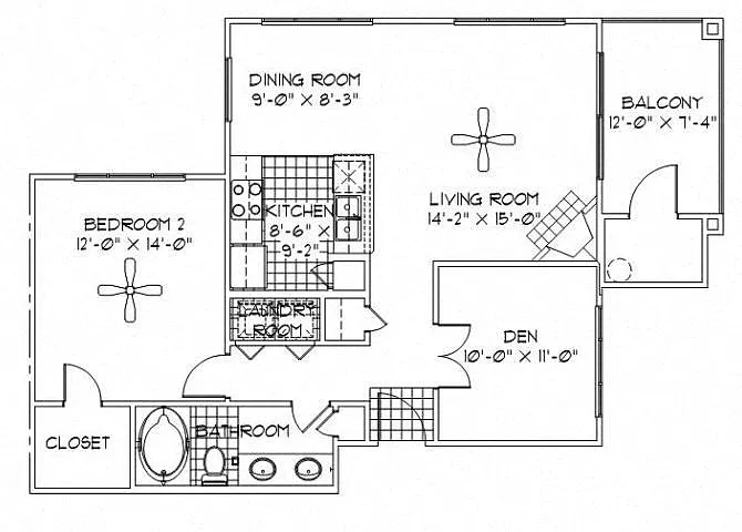 Floor plan Canyon Ranch (A3)