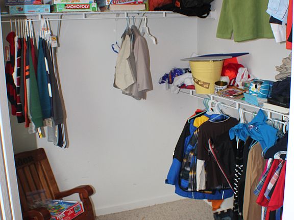 Bedroom #2 walk-in closet