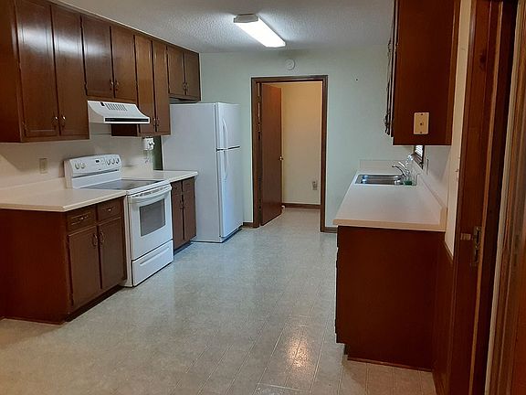 Kitchen from dining area.
