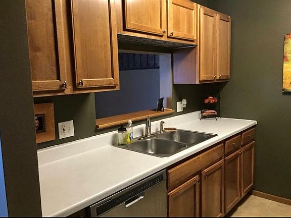 kitchen looking into dining area