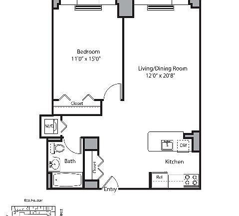 2nd image of 229 Chrystie St APT 418