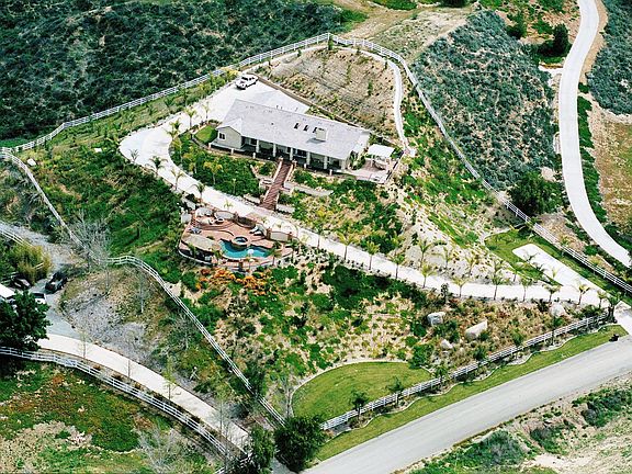 overhead shot by helicopter