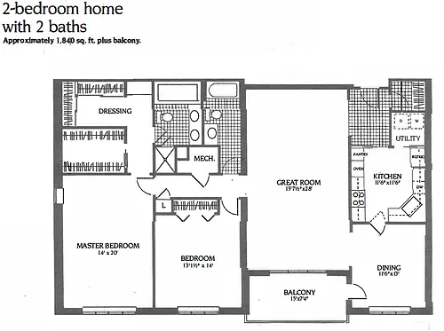 Floor plan City View