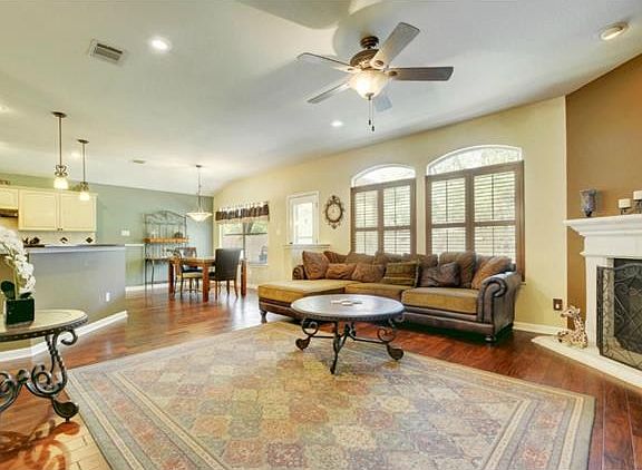 Open and inviting interior.