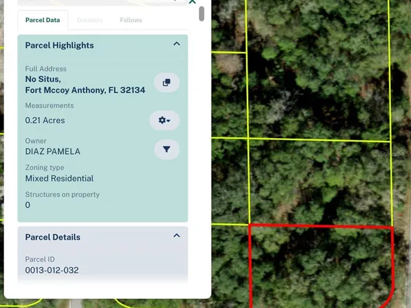 No Situs Lot 32, Fort Mc Coy, FL 32134