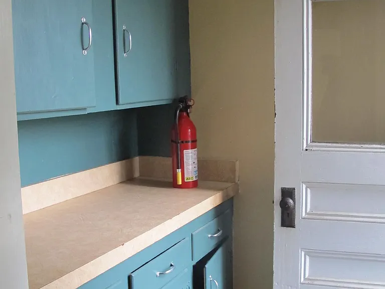 Pantry off kitchen to deck