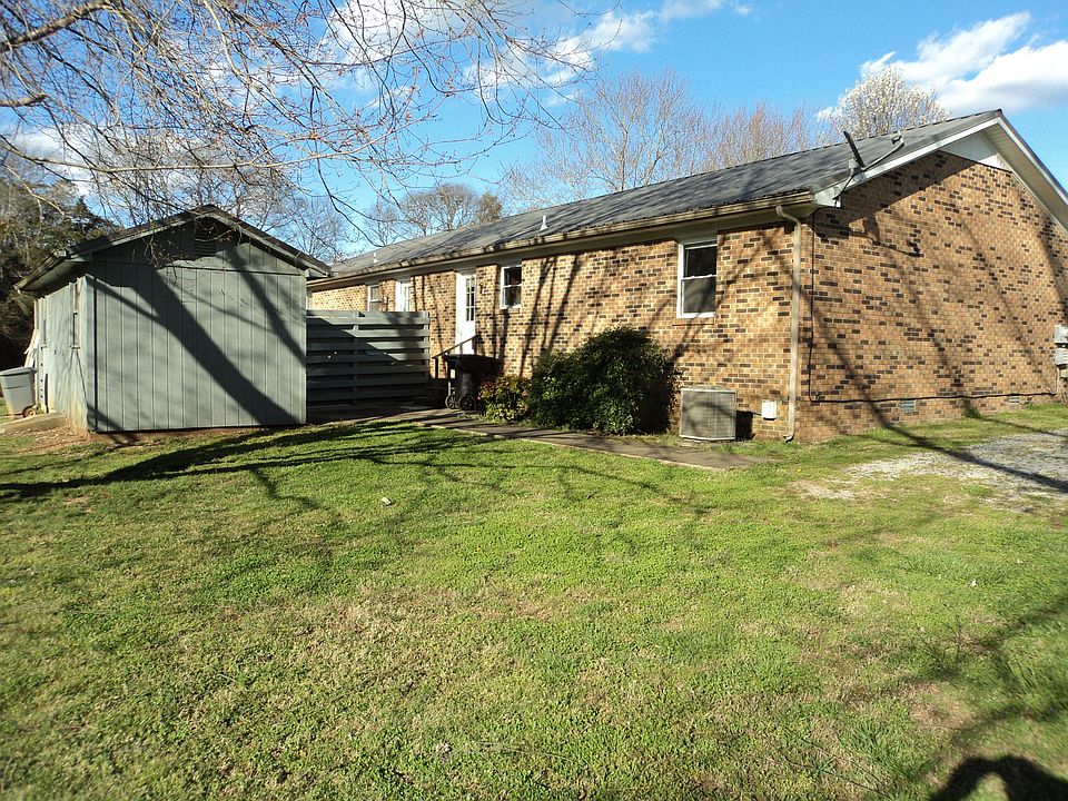 Rear with double shed