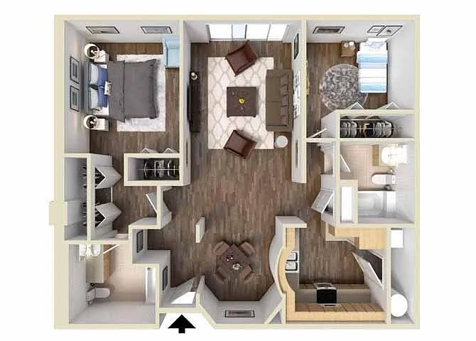 Floor plan Claredon