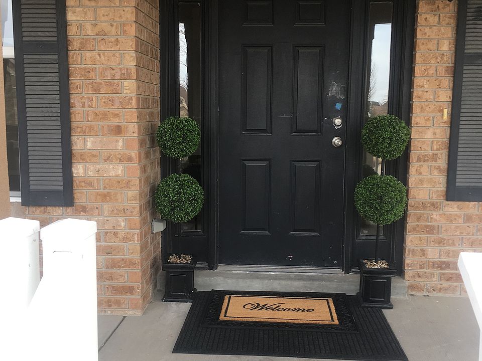 Front entry door outside