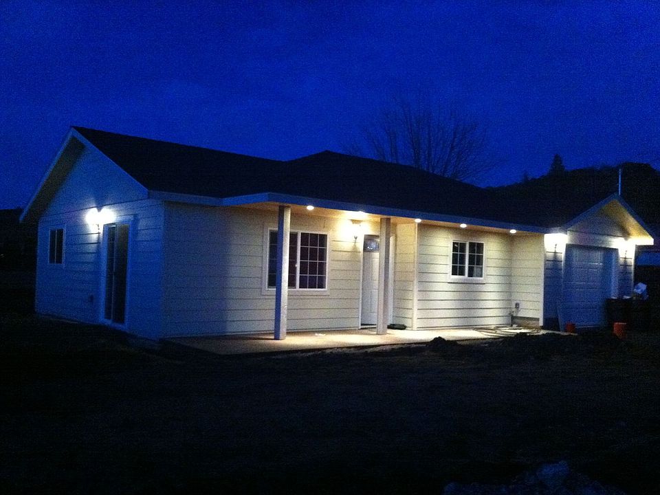 Evening lights on remodel