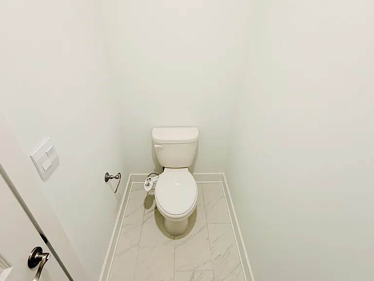 Spacious master bathroom with a bidet!
