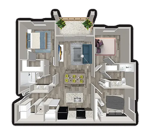 Floor plan Tributary