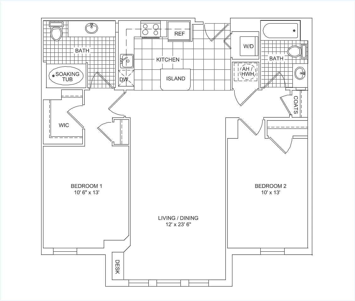 Floor plan Carlyle V